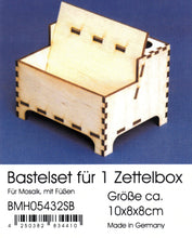 Lade das Bild in den Galerie-Viewer, Truhen, Griffelbox, Zettelbox mit und ohne Füße aus Holz