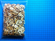 Lade das Bild in den Galerie-Viewer, Zahlen: Blockschrift in Größe und Ziffer wählbar