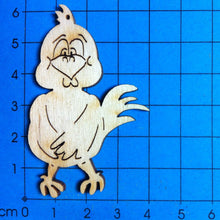 Lade das Bild in den Galerie-Viewer, Hahn schüchtern aus Holz