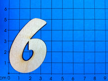 Lade das Bild in den Galerie-Viewer, Zahlen: Blockschrift in Größe und Ziffer wählbar