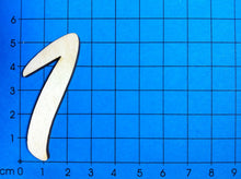 Lade das Bild in den Galerie-Viewer, Zahlen aus Holz in Schreibschrift