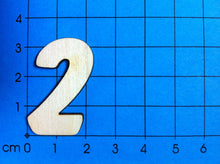Lade das Bild in den Galerie-Viewer, Zahlen: Blockschrift in Größe und Ziffer wählbar