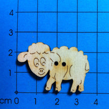 Lade das Bild in den Galerie-Viewer, Schaf als Knopf 3 cm Holzknopf, SchafKnopf, Knöpfe zum Dekorieren, Knöpfe zum Bemalen, Knöpfe, Knopf zum Nähen, Knöpfe mit Gesicht, Knopf aus Holz, Tiereknöpfe, Knopf zum Basteln, BUH 3503