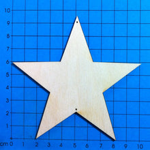 Lade das Bild in den Galerie-Viewer, Stern symmetrisch aus Holz