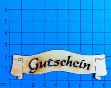 Lade das Bild in den Galerie-Viewer, Banner mit Schriftzug 8cm aus Holz