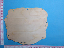 Lade das Bild in den Galerie-Viewer, Anbauplatte mit Löcher aus Holz ca 14x16cm Anbauplatte aus Holz, Anbauplatte für Fairy-Garden, Fairyhouse Landschaften , Holzartikel zum Bemalen , Wichtelhaus , Fairyhouse , Wichtelhausbasteln, Anbauplatte für Fairy-House, Bastelideen für fairy house , Fairyhouse aufbauholzsteine, Holzartikel zum Basteln , WHL 6862SB