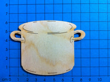 Lade das Bild in den Galerie-Viewer, Topf hoch aus Holz