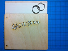 Lade das Bild in den Galerie-Viewer, Scrapbook "Gästebuch" aus Holz und 6 Einlegeseiten