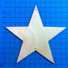Lade das Bild in den Galerie-Viewer, Stern symmetrisch aus Holz