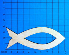 Lade das Bild in den Galerie-Viewer, Fische mit Ausschnitt aus Holz
