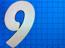 Lade das Bild in den Galerie-Viewer, Zahlen: Blockschrift in Größe und Ziffer wählbar