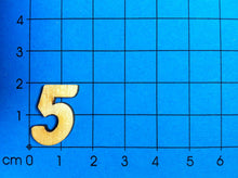 Lade das Bild in den Galerie-Viewer, Zahlen: Blockschrift in Größe und Ziffer wählbar