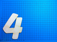 Lade das Bild in den Galerie-Viewer, Zahlen: Blockschrift in Größe und Ziffer wählbar