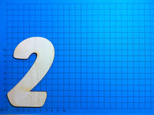 Lade das Bild in den Galerie-Viewer, Zahlen: Blockschrift in Größe und Ziffer wählbar