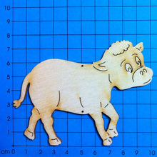 Lade das Bild in den Galerie-Viewer, Kalb aus Holz