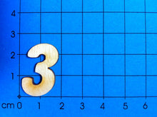 Lade das Bild in den Galerie-Viewer, Zahlen: Blockschrift in Größe und Ziffer wählbar