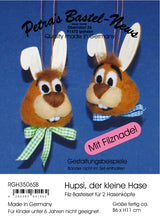 Lade das Bild in den Galerie-Viewer, Hasenkopf zum Trockenfilzen / Nadelfilzen