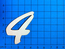 Lade das Bild in den Galerie-Viewer, Zahlen aus Holz in Schreibschrift