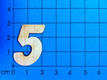 Lade das Bild in den Galerie-Viewer, Zahlen: Blockschrift in Größe und Ziffer wählbar