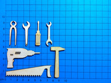 Lade das Bild in den Galerie-Viewer, Werkzeugsatz 7tlg aus Holz
