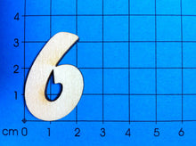 Lade das Bild in den Galerie-Viewer, Zahlen: Blockschrift in Größe und Ziffer wählbar