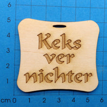 Lade das Bild in den Galerie-Viewer, Schilder aus Holz mit Gravur ca. 5cm