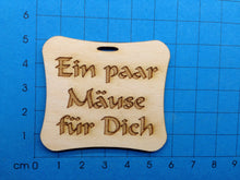 Lade das Bild in den Galerie-Viewer, Schilder aus Holz mit Gravur ca. 5cm