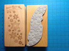 Lade das Bild in den Galerie-Viewer, Stempel "Eiskristalle" 10cm Stempel für Kinder, Stempel für Geschenke, Stempelideen, Stempel für Kartengestaltung, Stempeln, Stempel für scrapbooking, Stempel mit Holzgriff, Stempel für Holz, Eiskristalle Stempel, Stempel für Hochzeit,   SPG 0310