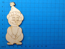 Lade das Bild in den Galerie-Viewer, Schneemann-Mächen "Yuki" aus Holz
