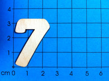 Lade das Bild in den Galerie-Viewer, Zahlen: Blockschrift in Größe und Ziffer wählbar