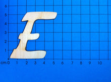Lade das Bild in den Galerie-Viewer, Buchstaben in Schreibschrift 5cm aus Holz