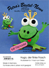Lade das Bild in den Galerie-Viewer, Frosch Hugo Bastelsets zum Trockenfilzen/Nadelfilzen Filzen mit Kindern, Tiere trocken filzen, Frosch zum Filzen, Basteln mit Kindern, Bastelideen zum Filzen, Filzset, Lustige Figuren zum Filzen, Basteln mit Filz, Nadelfizen, Filzen mit Kindern, Tiere trocken filzen, Basteln mit Filz, Lustige Figuren zum Filzen, Bastelideen zum Filzen, Filzset, Nadelfizen, Frosch zum Filzen, Basteln mit Kindern, RGH 8808SB