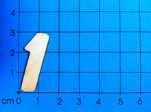 Lade das Bild in den Galerie-Viewer, Zahlen: Blockschrift in Größe und Ziffer wählbar