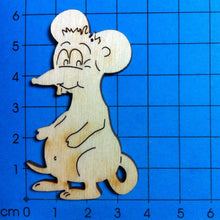 Lade das Bild in den Galerie-Viewer, Maus stehend aus Holz