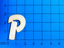 Lade das Bild in den Galerie-Viewer, Buchstaben in 2,8cm aus Holz