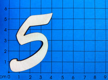 Lade das Bild in den Galerie-Viewer, Zahlen aus Holz in Schreibschrift