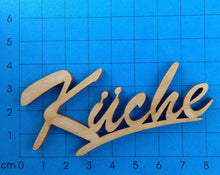 Lade das Bild in den Galerie-Viewer, Schriftzug "Küche" aus Holz