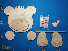 Lade das Bild in den Galerie-Viewer, Teddy aus Holz für Kantholz, Leibgarde Geschenk zur Geburt, Bastelset aus Holz, Bärchen basteln, Tiere basteln, Dekoration mit Kinderngestalten, Teddys aus Holz einfach basteln, Basteln mit Kindern, Dekoration für Kinderzimmer, Teddy bemalen, Babygeschenke basteln, Geschenk zur Geburt, Teddy bemalen, Tiere basteln, Dekoration mit Kinderngestalten, Bastelset aus Holz, Babygeschenke basteln, Bärchen basteln, Dekoration für Kinderzimmer, Basteln mit Kindern, Teddys aus Holz einfach basteln, TEL 3419SB