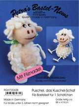 Lade das Bild in den Galerie-Viewer, Schaf Schlenker Bastelsets zum Trockenfilzen/Nadelfilzen Nadelfizen, Lustige Figuren zum Filzen, Basteln mit Kindern, Tiere trocken filzen, Bastelideen zum Filzen, Filzset, Schaf zum Filzen, Filzen mit Kindern, Basteln mit Filz, RGH 7306SB