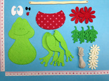 Lade das Bild in den Galerie-Viewer, Frosch aus Filz für Geldgeschenke