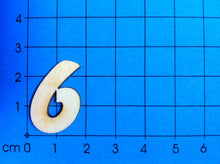 Lade das Bild in den Galerie-Viewer, Zahlen: Blockschrift in Größe und Ziffer wählbar