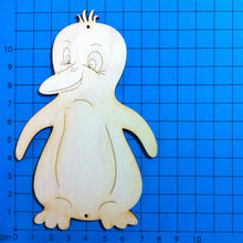 Lade das Bild in den Galerie-Viewer, Pinguinmama aus Holz