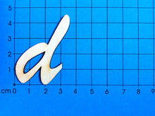 Lade das Bild in den Galerie-Viewer, Buchstaben in Schreibschrift 5cm aus Holz