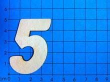 Lade das Bild in den Galerie-Viewer, Zahlen: Blockschrift in Größe und Ziffer wählbar