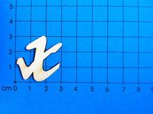 Lade das Bild in den Galerie-Viewer, Buchstaben in Schreibschrift 5cm aus Holz