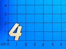 Lade das Bild in den Galerie-Viewer, Zahlen: Blockschrift in Größe und Ziffer wählbar