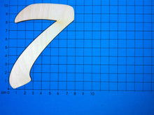 Lade das Bild in den Galerie-Viewer, Zahlen aus Holz in Schreibschrift