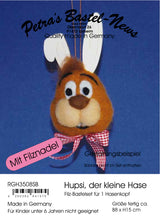 Lade das Bild in den Galerie-Viewer, Hasenkopf zum Trockenfilzen / Nadelfilzen