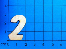 Lade das Bild in den Galerie-Viewer, Zahlen: Blockschrift in Größe und Ziffer wählbar