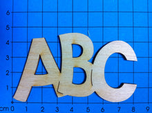 Lade das Bild in den Galerie-Viewer, Schriftzug "ABC" aus Holz